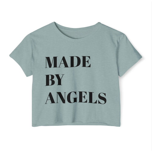 Women's Festival Crop Top - Made by Angels | Boho Style Tee, Summer Fashion, Festival Wear, Casual Apparel, Gift for Her