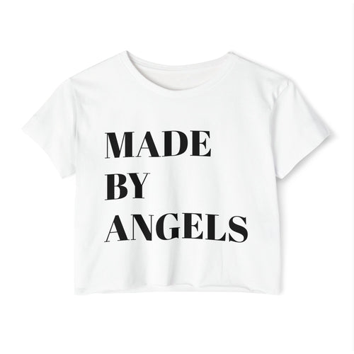 Women's Festival Crop Top - Made by Angels | Boho Style Tee, Summer Fashion, Festival Wear, Casual Apparel, Gift for Her